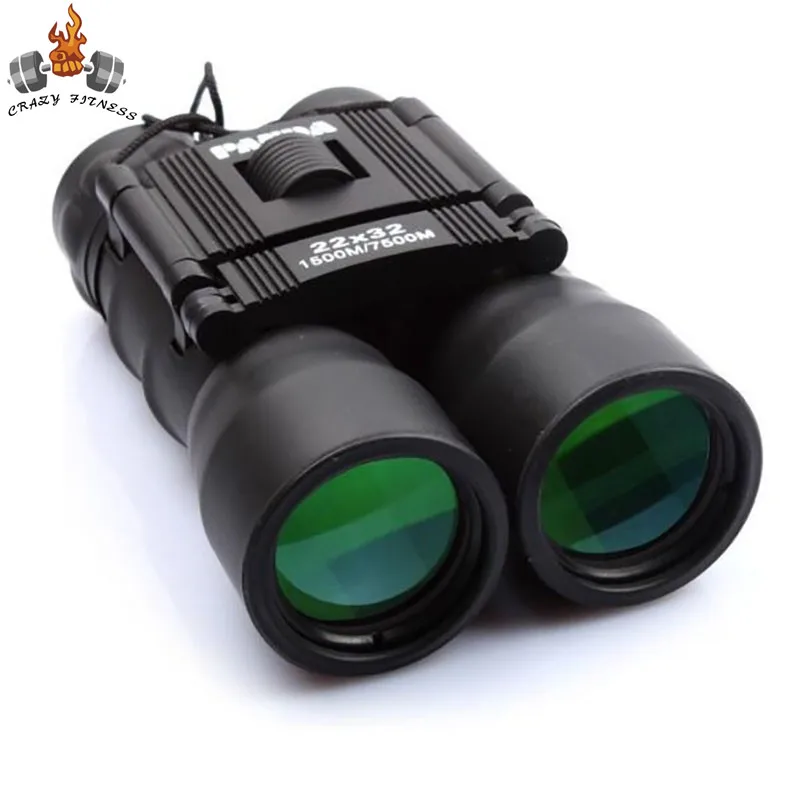 Binoculares de visión nocturna 22x32 actualizados, telescopio, lente óptica gran angular, Zoom, Binocular plegable portátil, telescopio espía Pec