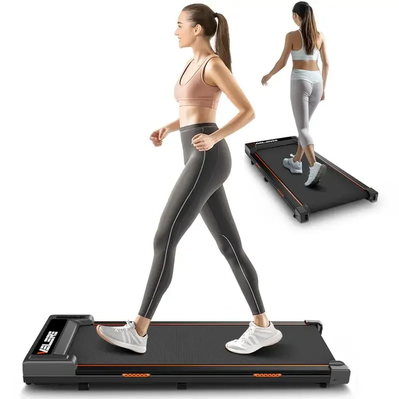 IndoorUse Under Desk Walking Pad Low Noise Small Cheap Treadmill With Wheels Removable 0.6-3.8 MPH 300 LBS