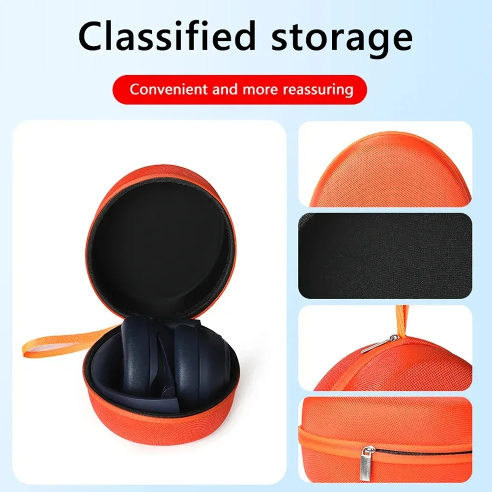 EVA Hard Carrying Case Shockproof Headphone Case Anti-scratch Hard Shell Case Waterproof for Sony WH-1000XM4 for EDIFIER W820NB image 4