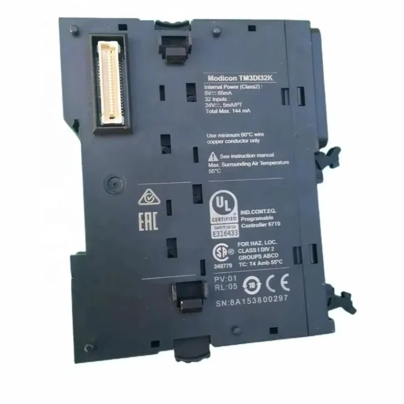 2026 Original PLC Controller TM3 32 Points Discrete Input HE10 Terminal Module TM3DI32K
