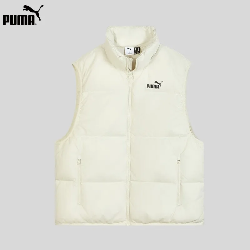 Puma Puffer Down Vest for Winter Men, Warm 80 Duck Down Liner Down Jacket Vest 693533-87