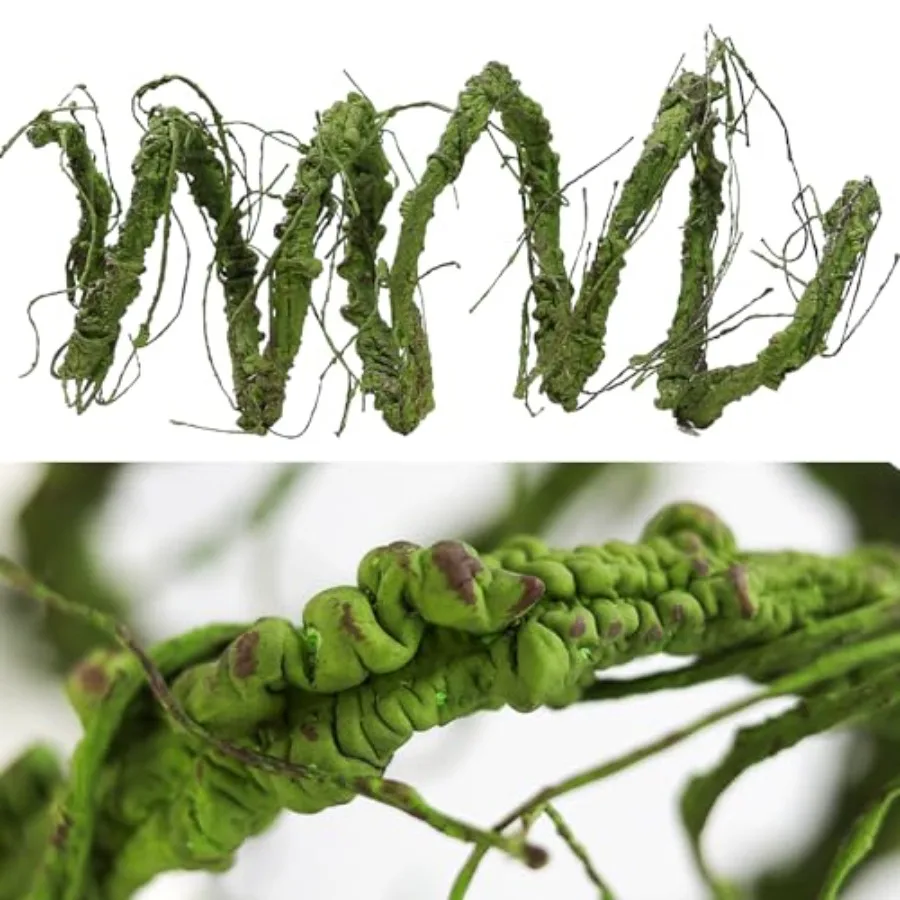 

118 inch Big Artificial Green Tree Branches Ivy Grapevine Garland Fake Tree Trunk Wall Door Hanging Plants Twigs Moss for Garde
