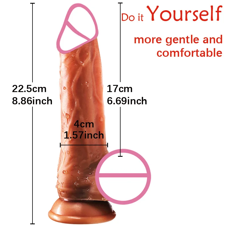 Женский толкающий аппарат, мастурбатор, поддельные фаллоимитаторы для женщин, пенис, секс-игрушки для взрослых, мужской фаллос, анальный расширитель