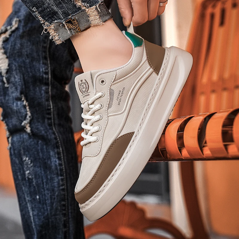 Новинка весны 2025 года: повседневные кроссовки на резиновой и пластиковой подошве для занятий спортом на открытом воздухе — удобные, мягкие, нескользящие, прочные и T