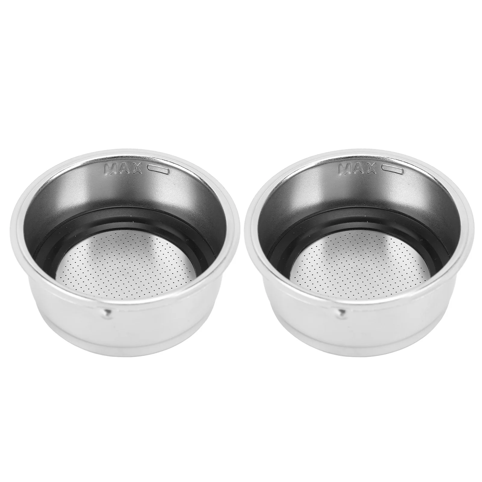 51mm 2 Cups Portafilter Filter Basket Stainless Steel Coffee Filter Basket for Coffee Machine Portafilter