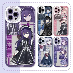 Project Sekai Telefoon Hoesje Voor Samsung Galaxy S24 S23 S22 S21 Ultra Plus 5G S20 Fe Note 20 10 Rand Print Transparante Zachte Hoes