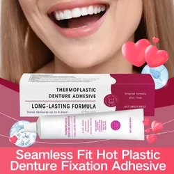 Seamless Fit Hot Plastic Denture Fixation Adhesive Portable Oral Health Care Denture Solid Glue Tooth Beauty