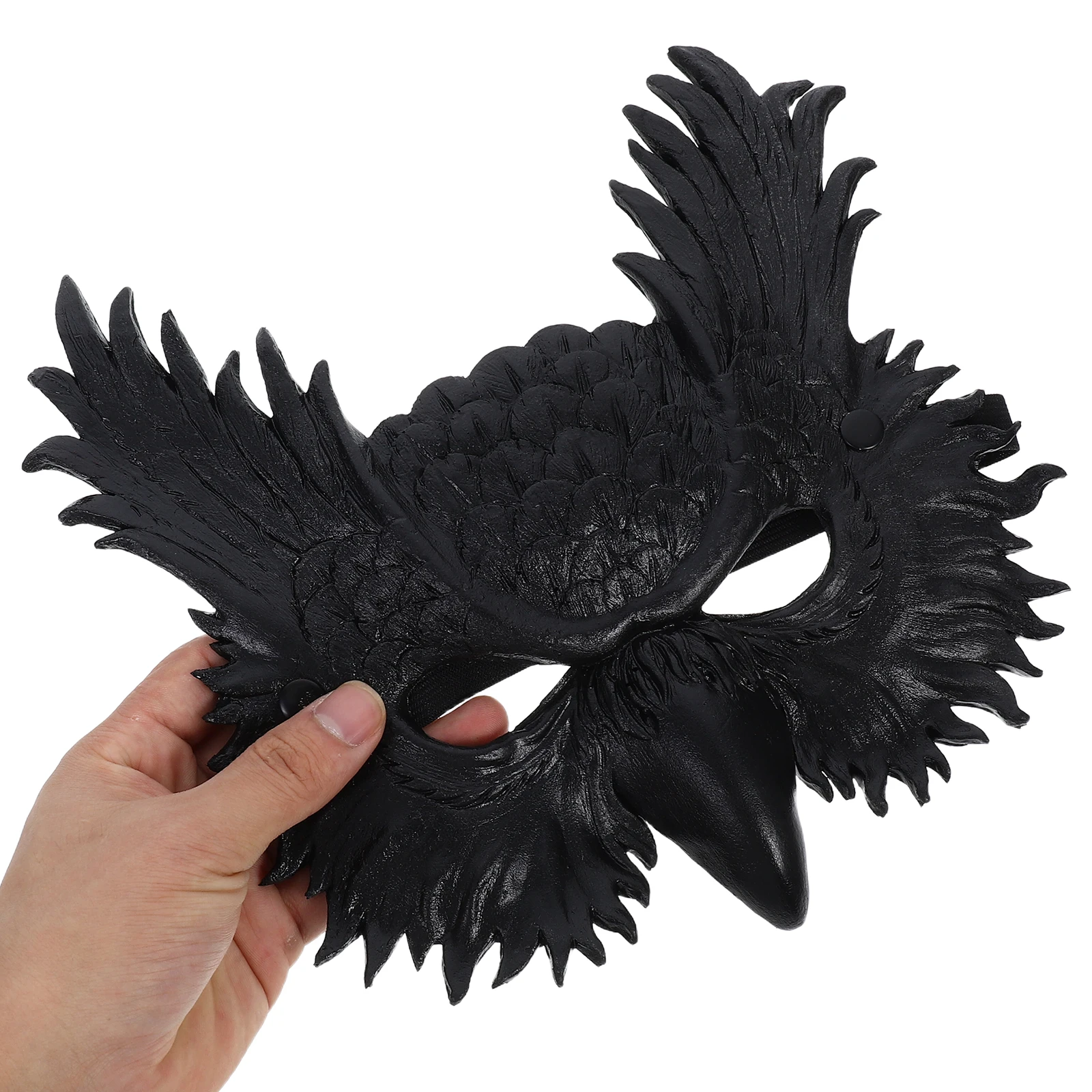 

Owl For Halloween Universal Pu Material Adjustable Lightweight Masquerade Carnival Cosplay Party Accessory Animal Face For