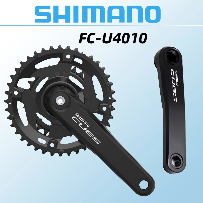 SHIMANO CUES U4000 Series FC-U4010-2 2-PIECE CRANKSET 2x11/10/9 Speed 170mm 40-26T/36-22T Bicycle Chainwheel Original Shimano