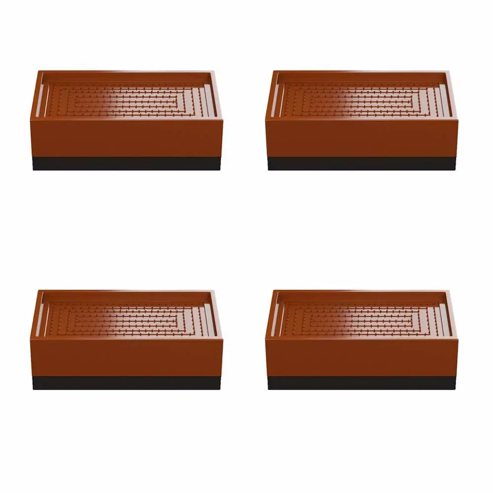 Durable Wear-resisting Anti Noisy Sofa Mute Mat Bed Riser Floor Protector Table Heightening Cushion Furniture Leg Pad