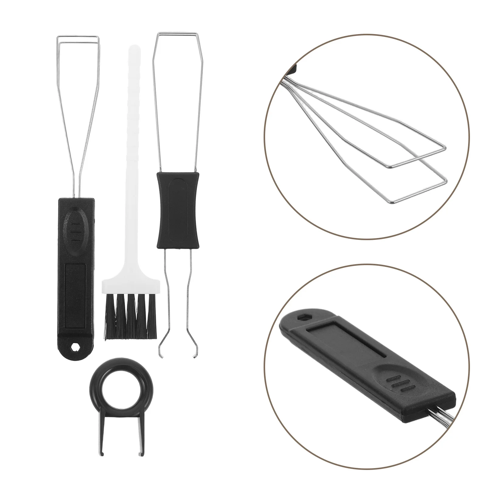

1Set Mechanical Keyboard Disassembly Tool Kit Metal Keycap Switch Puller with Cleaning Brush for DIY Maintenance and Repair