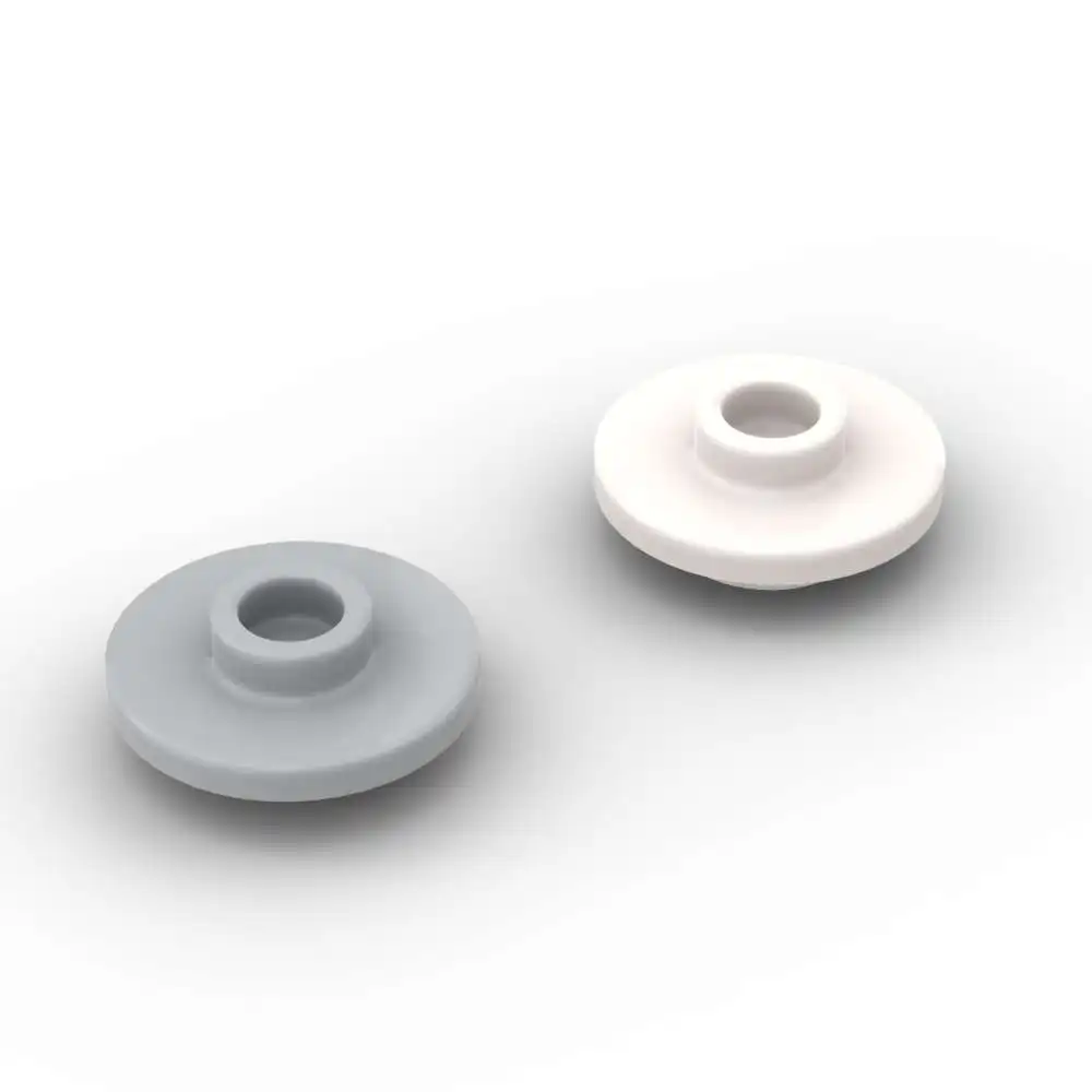 

MOC 10PCS Part Bricks Utensil Tea Saucer 38799 With Holder Stud Building Blocks Board Compatible Particle Toy Birthday Kid Gifts