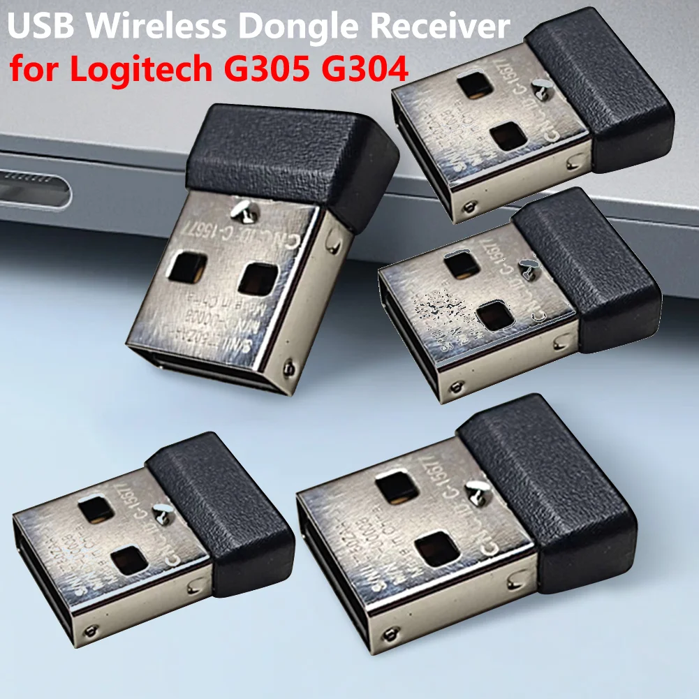 

USB Wireless Dongle Receiver for Logitech G305 G304 Wireless Gaming Mouse USB Mouse Receiver Adapter USB Receiver Dongle Plug