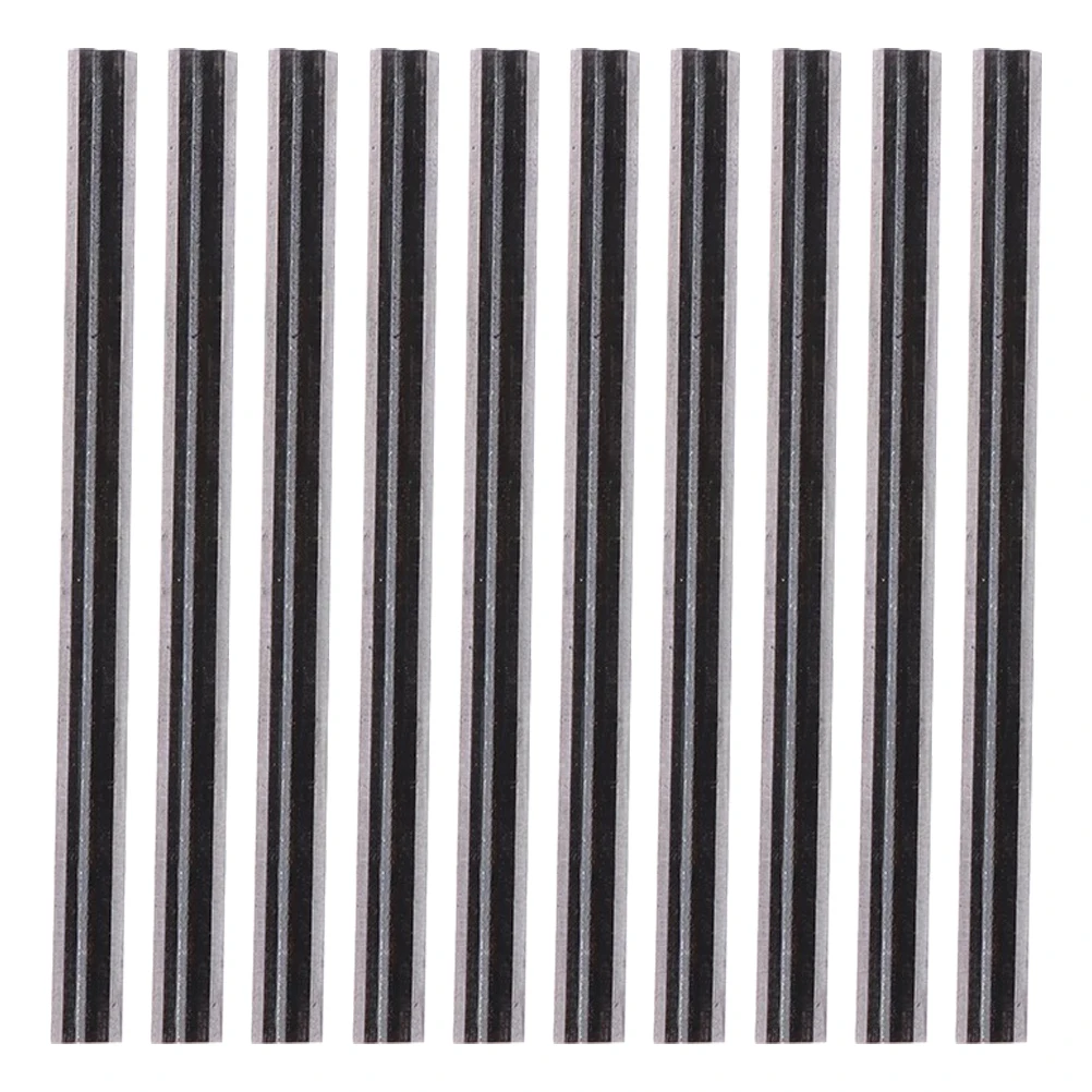 

10 Pieces 82mm Hard Alloy Planer Blades Durable Reusable for Softwood Hardwood DIY Projects Workshop Construction