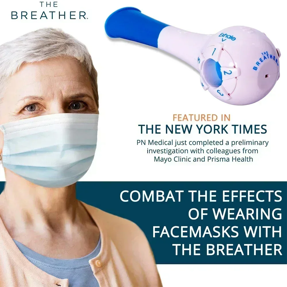 lung recovery trainer is used for drug-free breathing treatment. Breathing is easier. FSA/HSA qualified