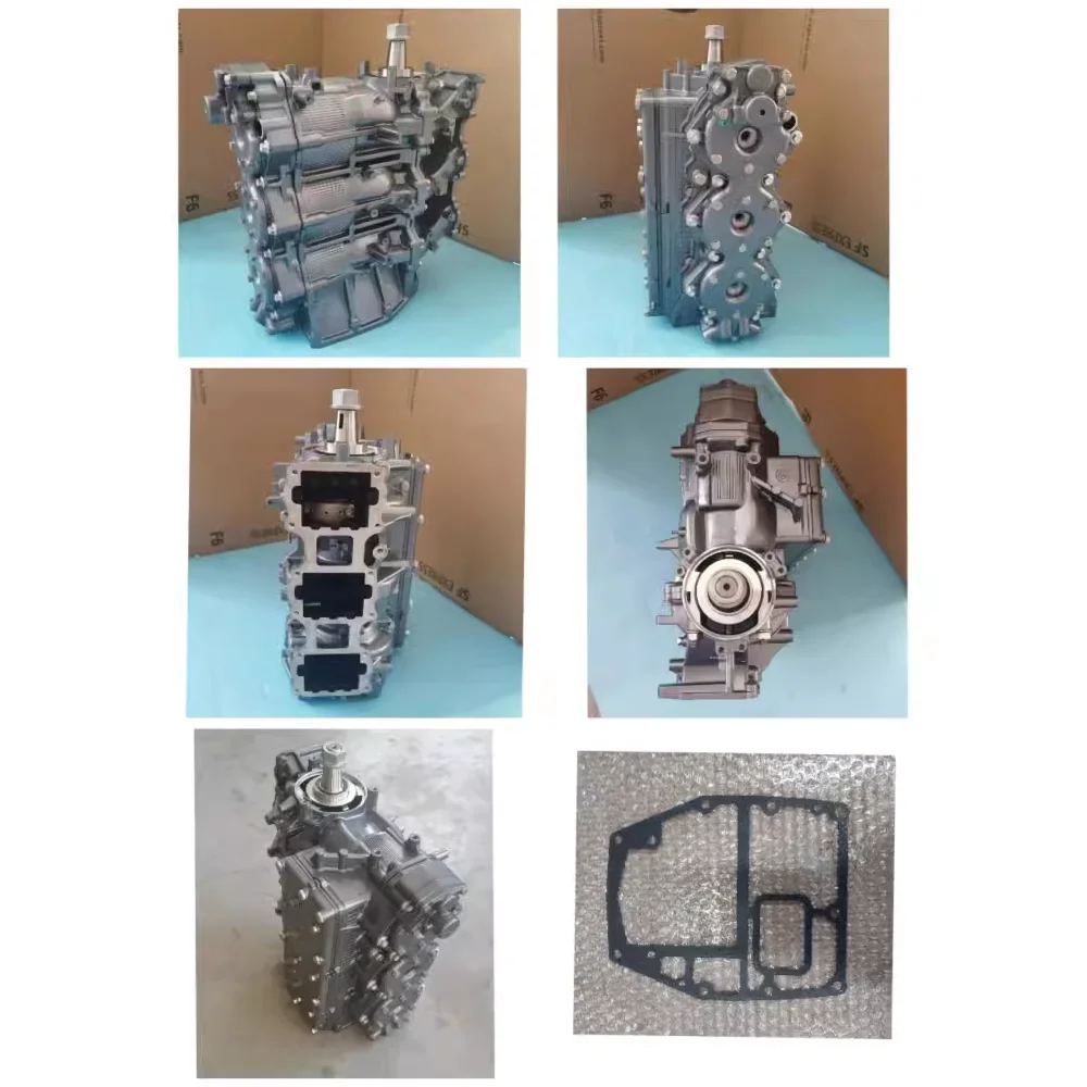 Outboard Motor Crankcase head assembly with gasket  For Yamaha  Hidea Parsun  2 Stroke 75/85HP Boat Engine Hook