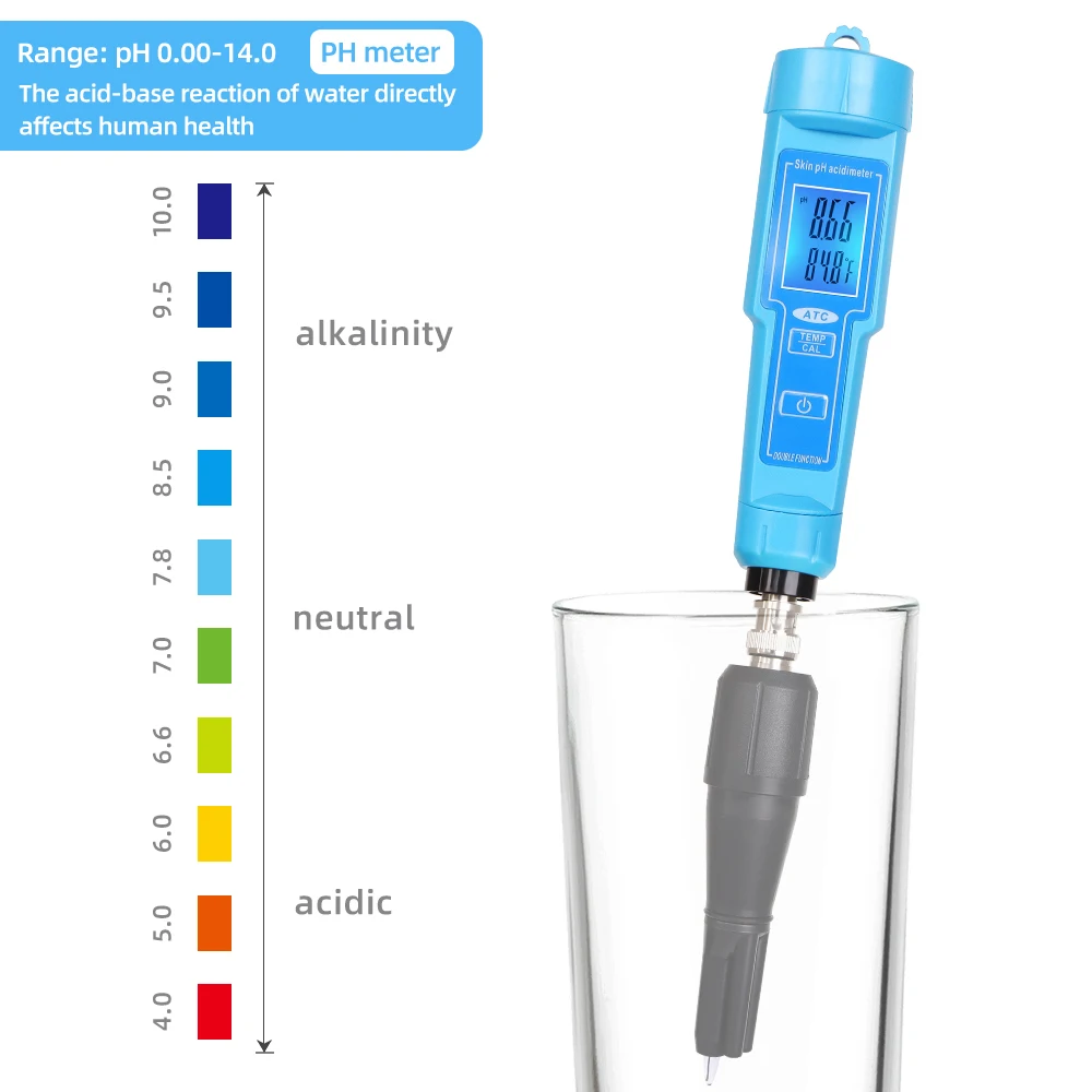 Ph-61181 Miernik pH gleby roślinnej Tester jakości wody do żywności Ser Kremy Mleko Mięso Hydroponika Laboratorium Woda pitna Narzędzia ogrodowe