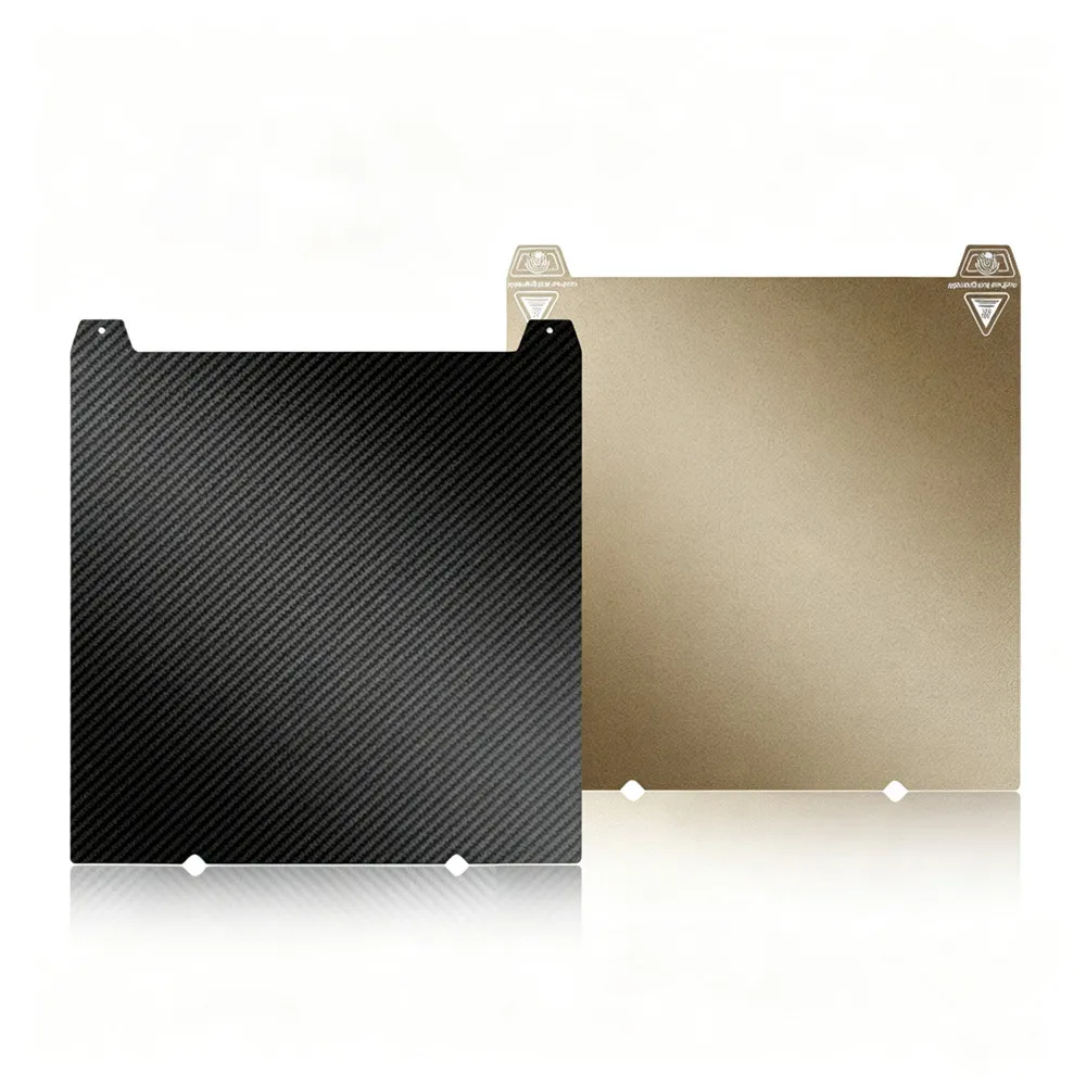 235x235mm Smooth PEO+Smooth PET Spring Steel Sheet for Creality K1/K1C/Ender 3 V2/Neo Build Plate (Carbon Fiber+Diamond Pattern) 6