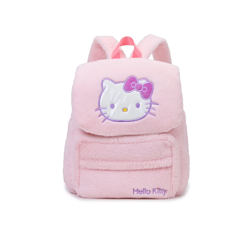 New Cute Hello Kitty My Melody Backpack Kawaii Sanrio Anime Students Piush Bag Cartoon Large Capacity Cinnamoroll Bag Kid Gift