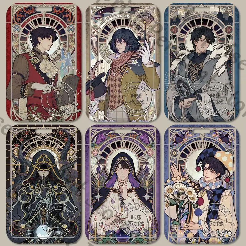 

Властелин тайна Аниме Амбитус Кляйн Моретти Серия Оракул Защитный чехол для студенческого удостоверения личности и удостоверения личности на работу