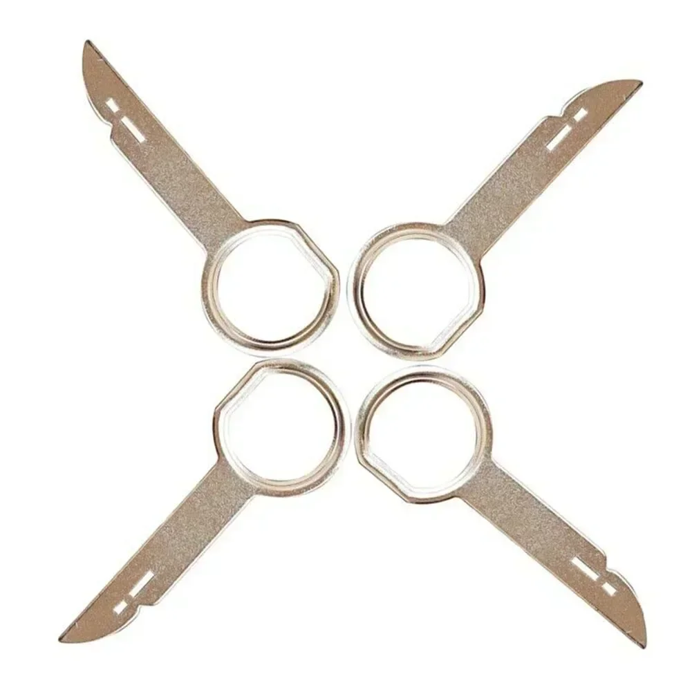 4pcs/set Car Radio Removal Tool For Ford For Mercedes Radio Release Keys 68.3mm Heigh Suitable For Hatchback, For Sedan