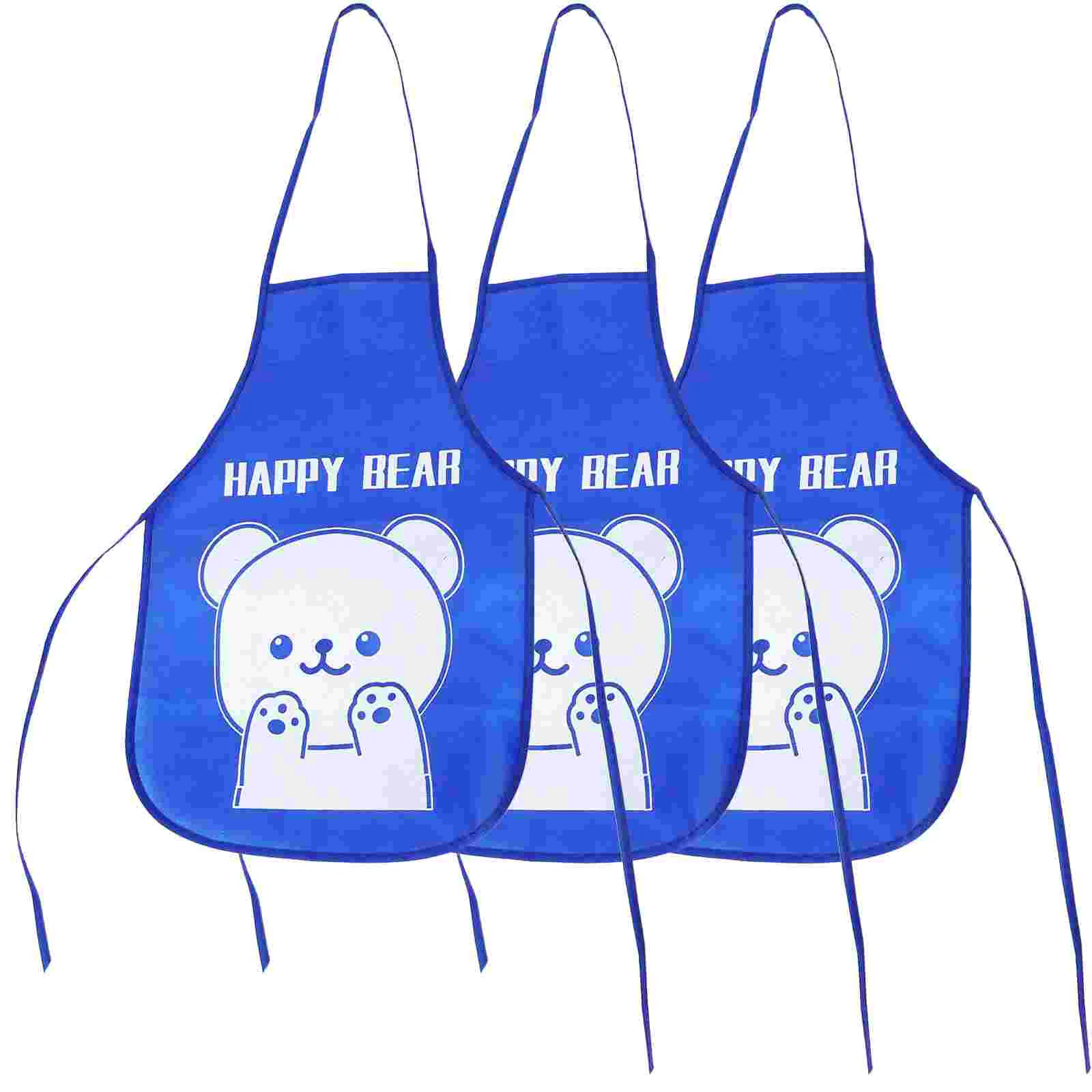 3 Pcs Children's Apron Boys Toys Toddler Clothes Kid Aprons Childrens for Girls Little Dress