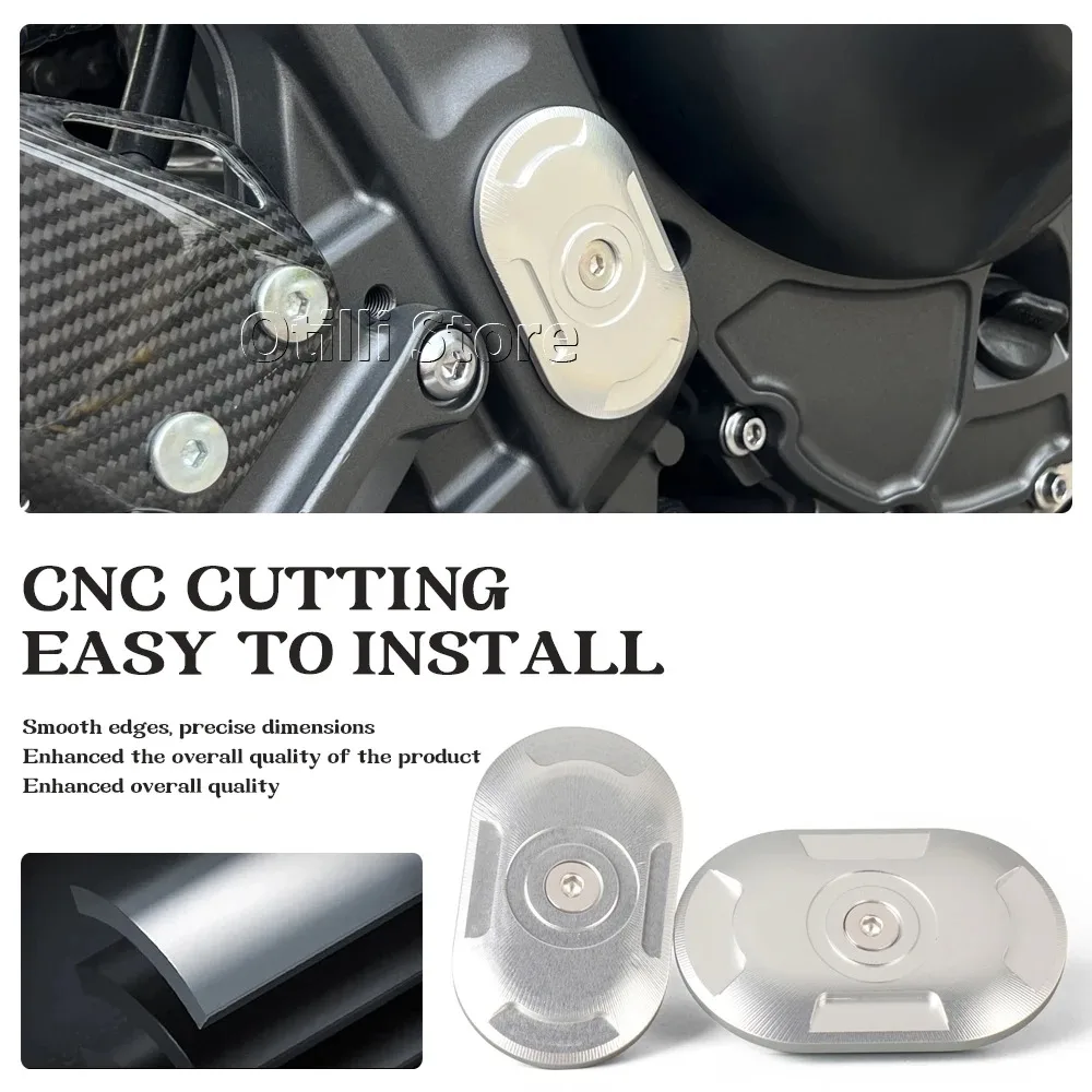 

2026 For Yamaha MT09 SP Tracer 9 GT Frame Hole Cover Caps Plug Decorative Frame Cap Plug MT-09 SP XSR900 Tracer9 GT Motorcycle