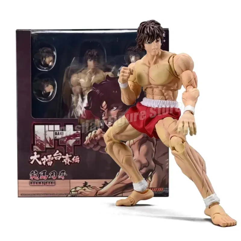 17cm Ko St Storm Toys Baki Hanma Action Figure Fighting Anime BAKl Kibk Son Of Ogre Figurine Collectible Model Dolls Toy Gifts