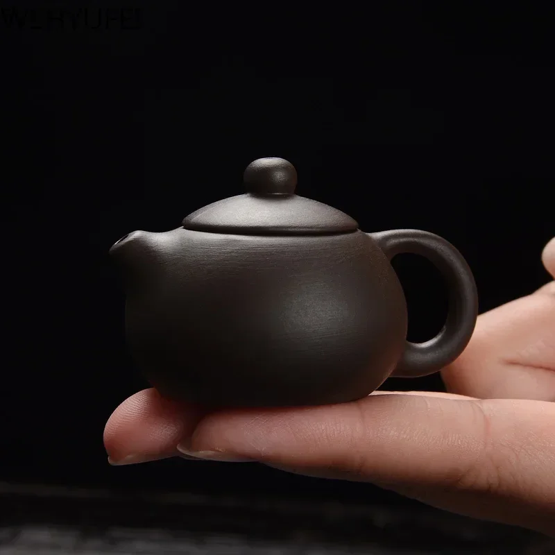 New style Purple sand Tea pet Creative trumpet Fingertip pot Tea set tea set Household tea set accessories WSHYUFEI tea pet