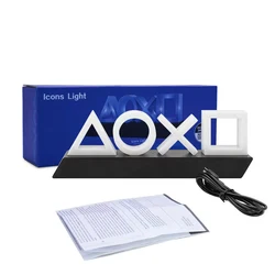 DC5V USB PS4/PS5 Game icon modeling breathing nightlight Bedroom computer desktop decoration cabinet light