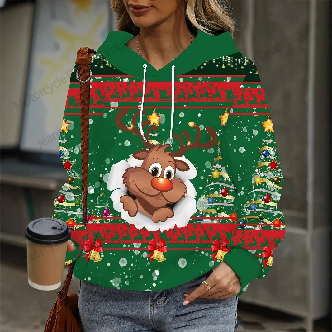 Christmas Snowman Sweatshirt Christmas Spirit 3d Print Hoodie Men Women Fashion Oversized Hoodies Women Sweats New Year Coat