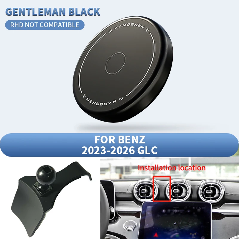 Car Air Vent Phone Holder, Magnetic Car Phone Mount, Car Phone Holder Suitable for Mercedes-Benz Glc X254 2023-2026, Compatible with All Smartphones