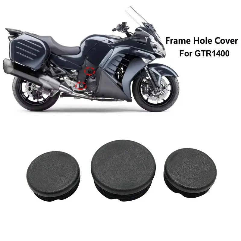 Fit Voor Kawasaki Gtr1400 Gtr 1400 1400gtr 14 2007-2019 2018 2017 2016 Frame Eindkappen Frame Gat Caps Plug Decoratief