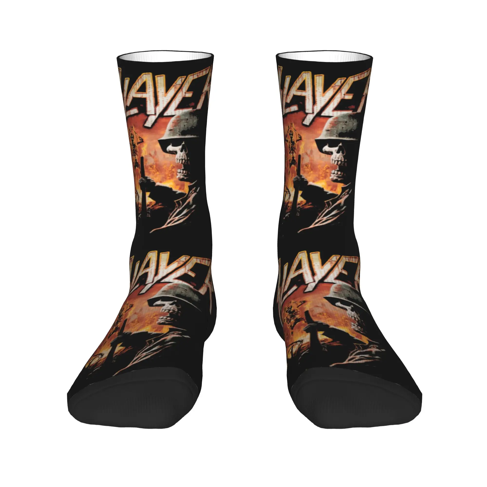 

Slayers Thrash Metal Band Men's Crew Socks Unisex Cool 3D Printed Dress Socks