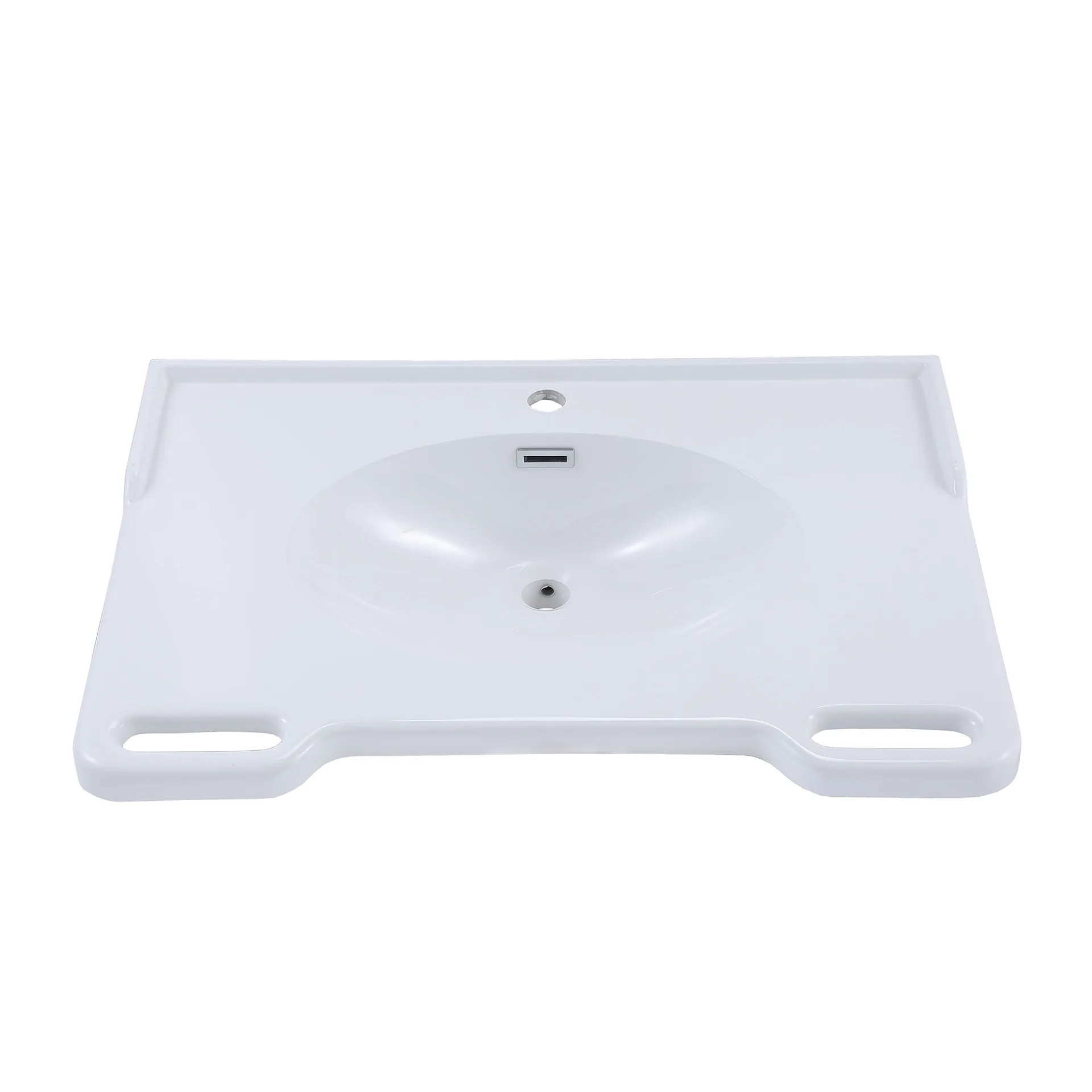 Microcrystalline Artificial Stone Integrated Wash Basin Nursing Home with Armrest Grab Handle for the Elderly Wash Acrylic