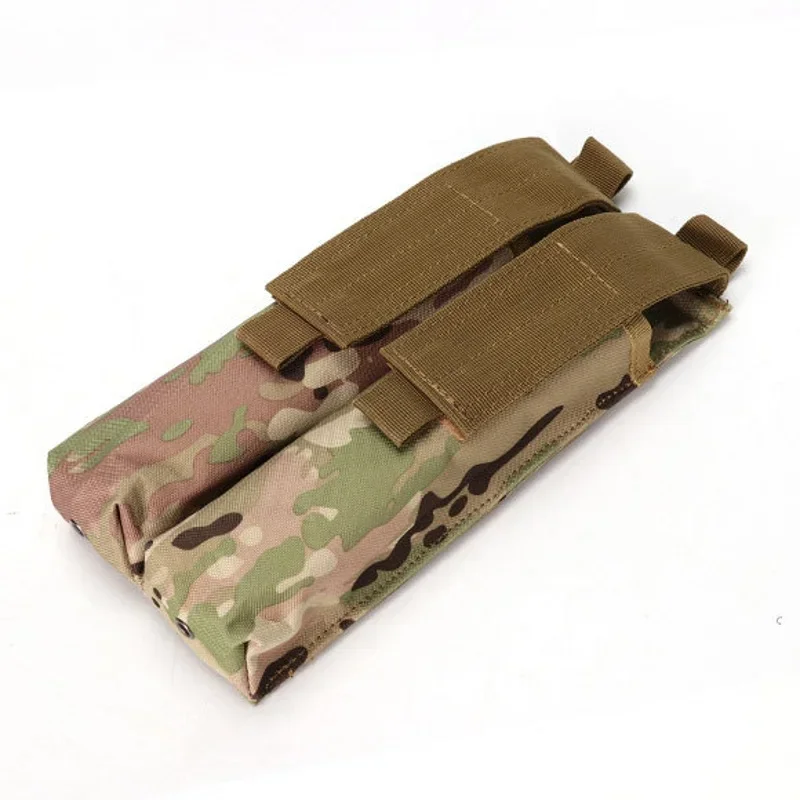 P90/UMP Molle Double Magazine Pouch Flashlight Holder Waist Pack Bag Outdoor Hunting Vest Bag Rifle Mag Holster Vest Pouches