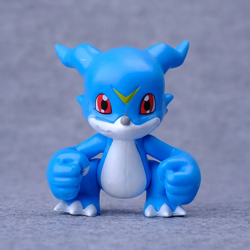 6 sztuk/zestaw cyfrowy potwór Anime V-mon Agumon Greymon figurki Model z pcv peryferyjne ozdoby dekoracyjne kolekcja prezenty zabawki