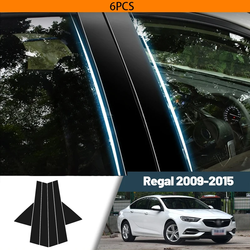 

Glossy Black Carbon Fiber Window Door Deal B C Pillar Post Cover Sticker For Buick Regal 2009-2015 2010 2011 2012 2013 2014