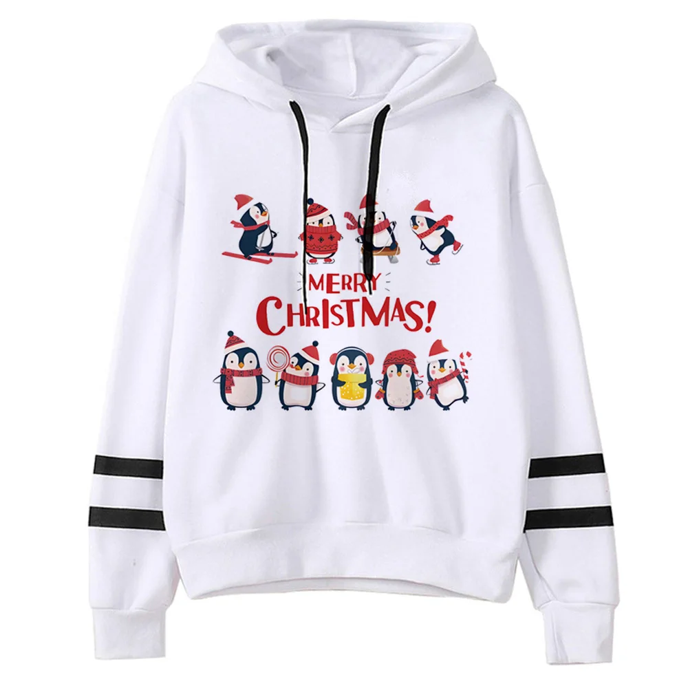 Christmas hoodie patterned printed design graphic clothes for teens female hoddie pullover manga designer comfortable athleisure