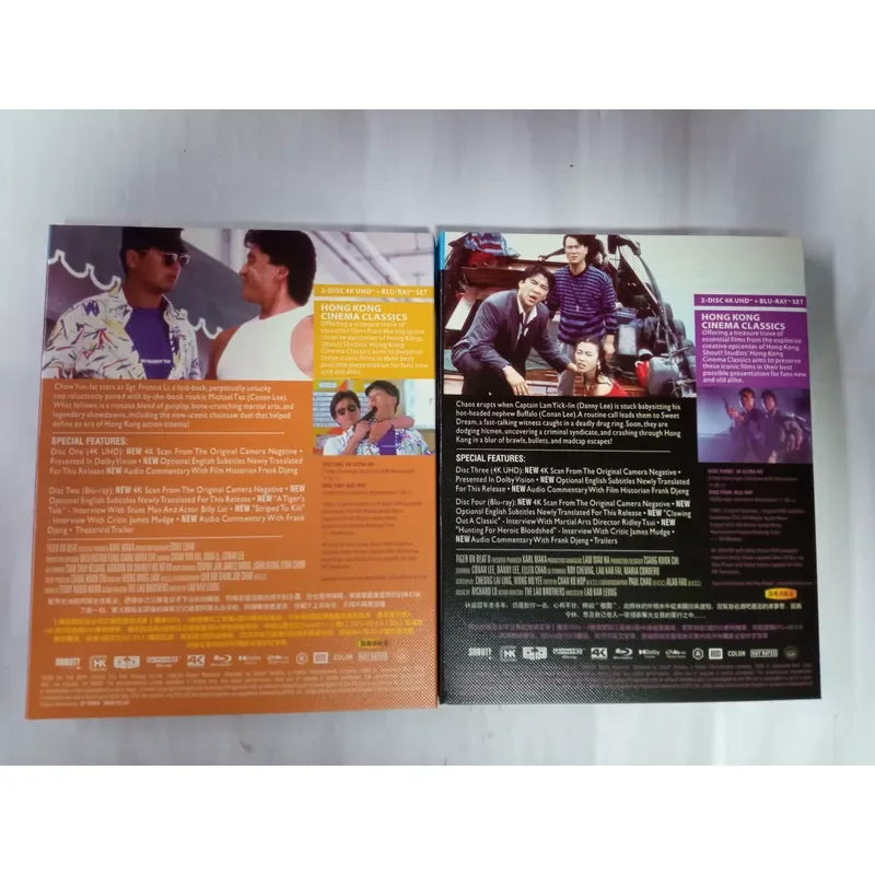 Blu-ray Disc Tiger Release 1 and 2 4K Repair Version Two-Disc Package