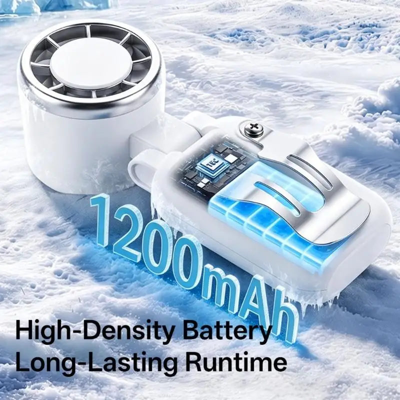 Mini Hat Fan with Hat Clip and Handheld Use,Small ABS Cooling Fan for Commuting Walking Cycling Outdoor Travel and Warm
