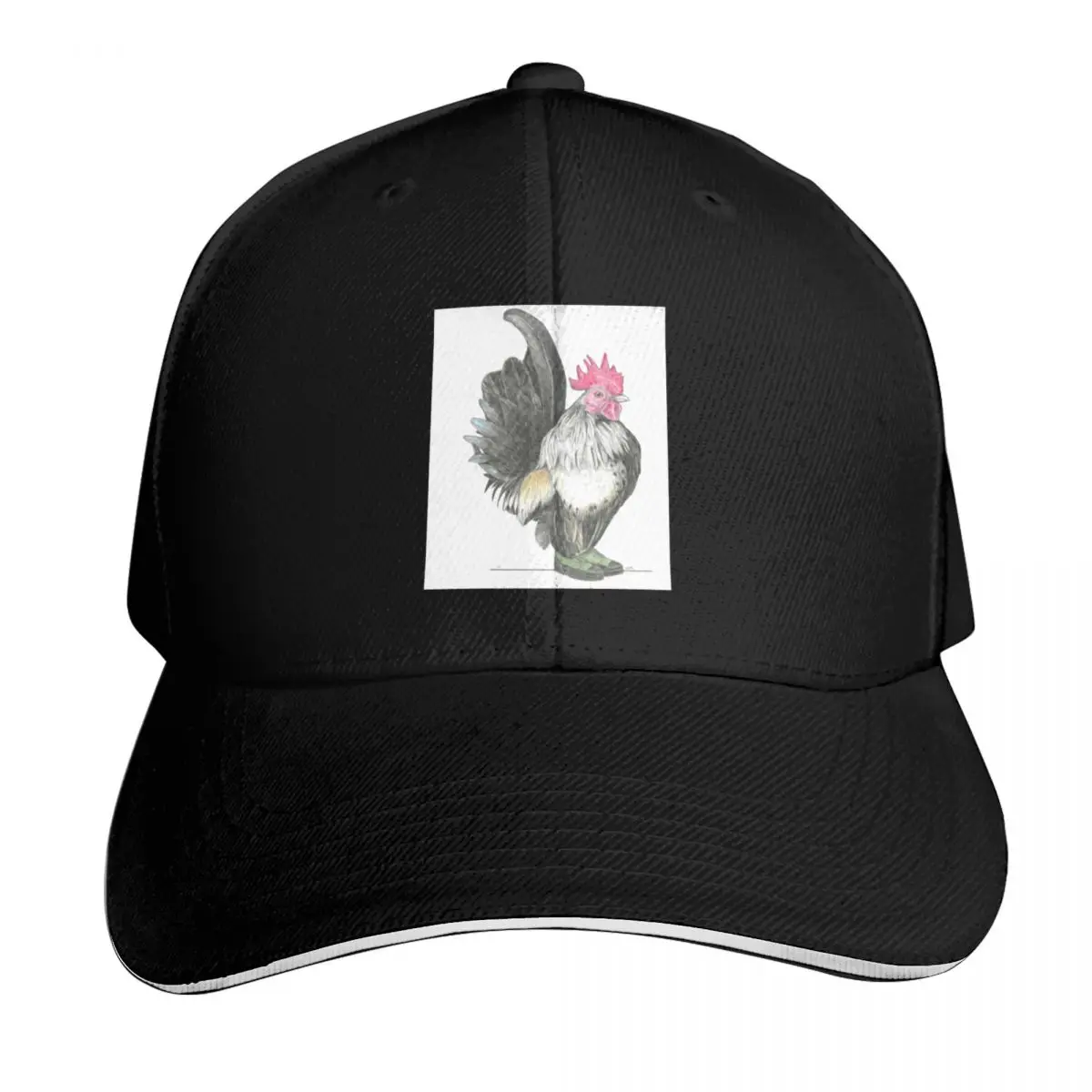 Gorra de béisbol Serama Rooster in Malaysian Jungle Boots, sombreros de moda para hombre, sombreros en oferta, gorras para hombre y mujer