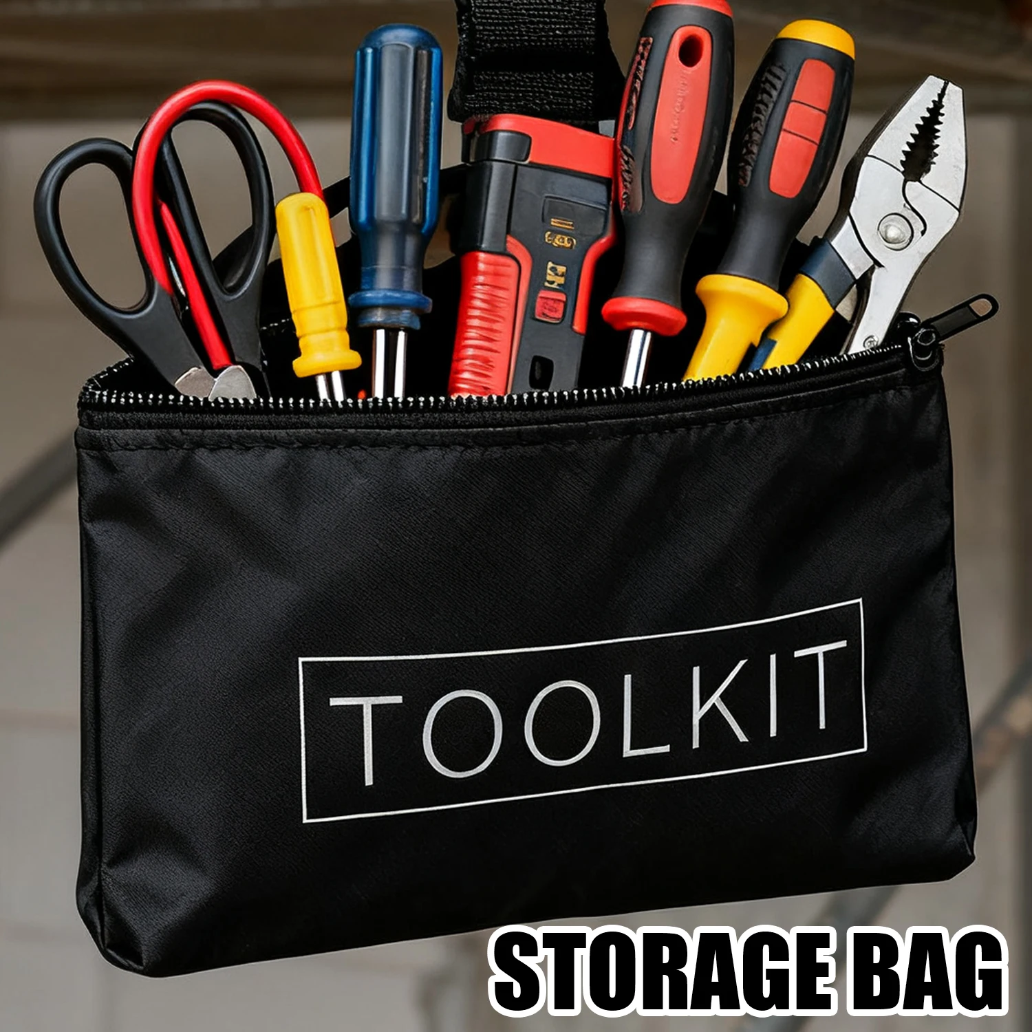 5/1 個ポータブル多機能ツール収納袋高品質ジッパーキャンバスオックスフォード防水収納袋ツールキットオーガナイザー