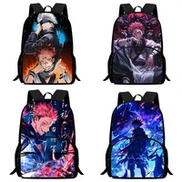 Mochilas de Anime Jujutsu Kaisen para niños, regalo de cumpleaños para niños y niñas, mochilas escolares para niños, mochila duradera para acampar de gran capacidad