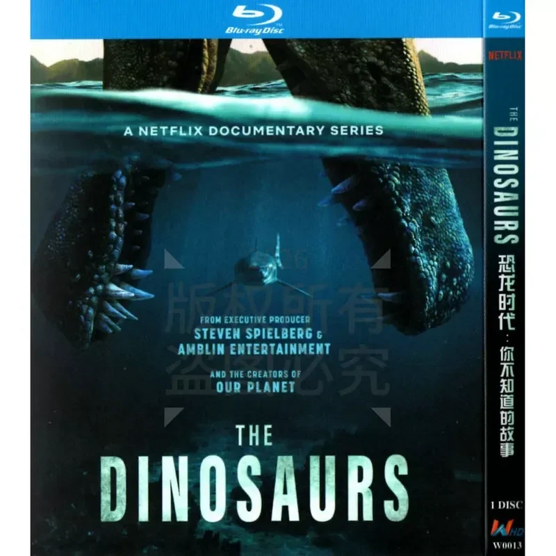 American documentary, The Age of Dinosaurs: Stories You Didn't Know high definition BD Blu-ray 1 disc