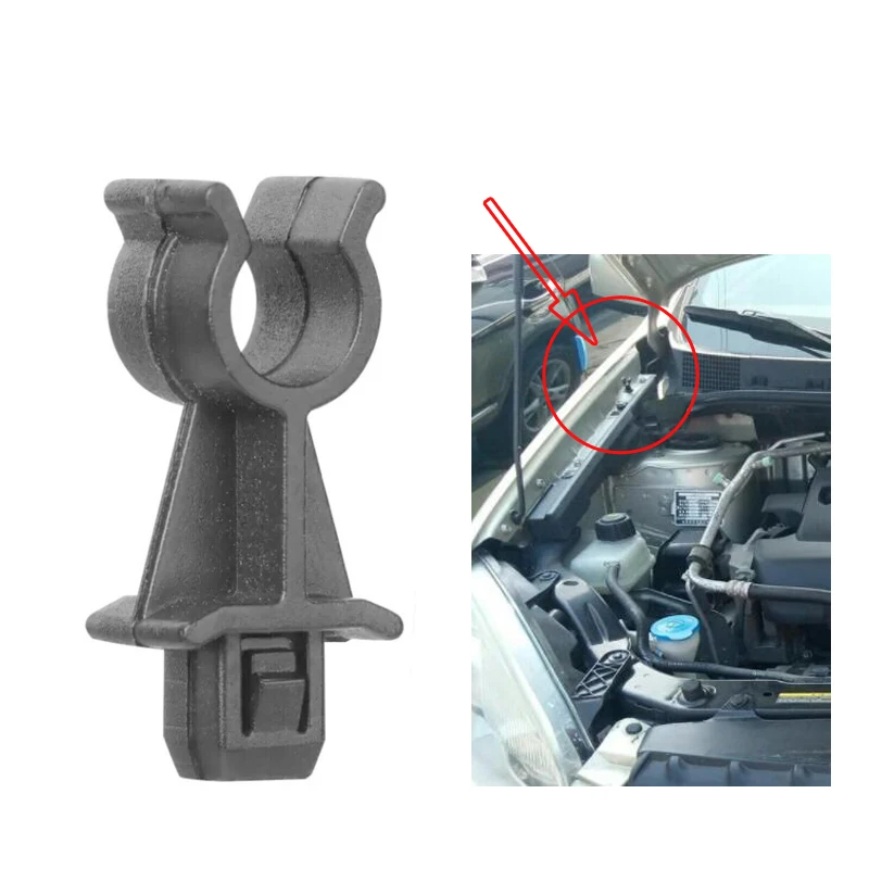 For Nissan Dualis J10 2006-2013 Navara D40 Pathfinder R51 2005-2012 Qashqai/Qashqai+2 J10 2006-2013 Xterra Hood Rod Holder Clip