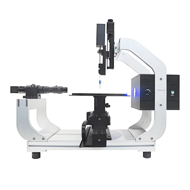 Water drop angle detection of liquid static and dynamic wetting performance