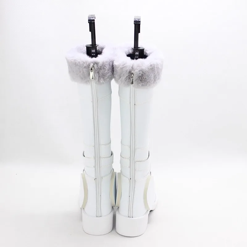 Gioco Derby Oguri Cap Scarpe Cosplay Stivali alti unisex in pelle PU per la festa di carnevale di Halloween Natale