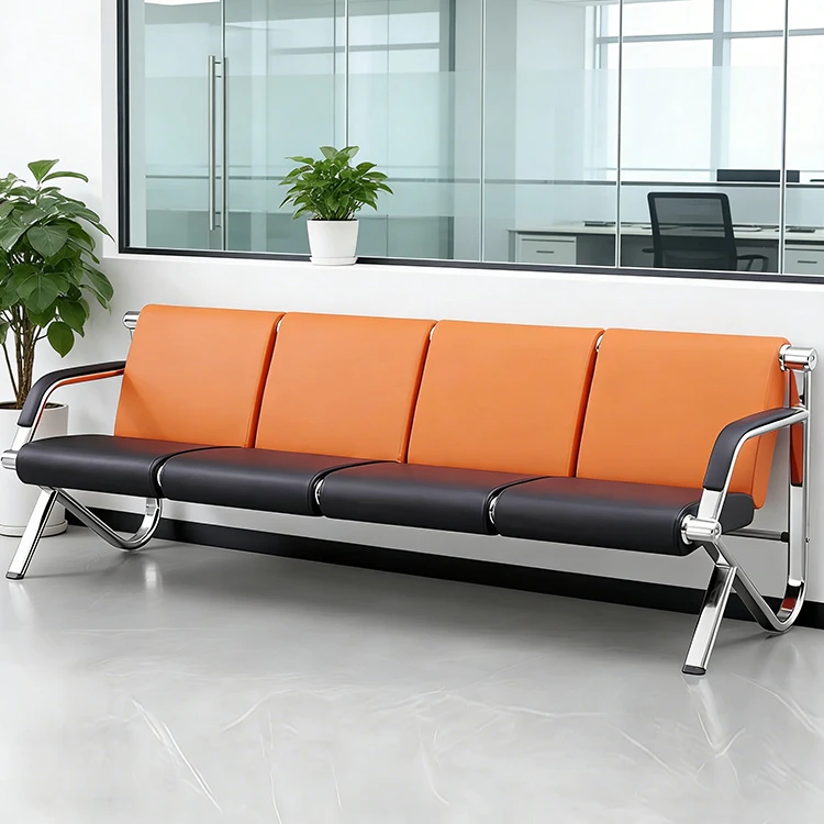 Top Selling Multi Scene Use Of 5 Seater Airport Waiting Chair Bank Waiting Room Area Bench Sofa For Office