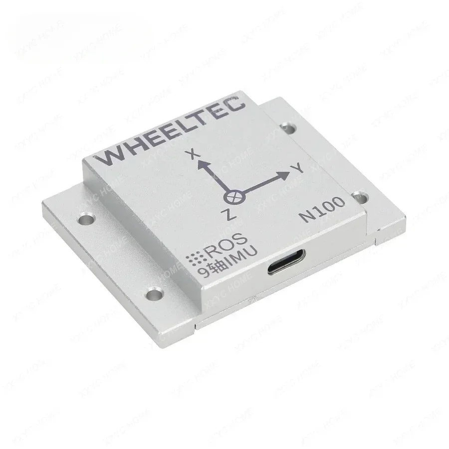 WHEELTEC N100 IMU Module W/ Metal Shell 9-Axis Attitude Sensor Magnetometer USB Serial Port Output